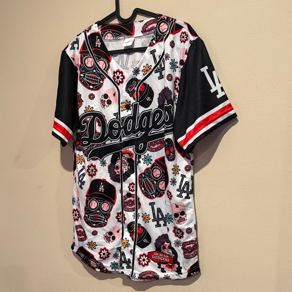 Dia de Los Dodgers jersey, sugar skull jersey.  Day of the dead, SGA - Picture 3 of 7